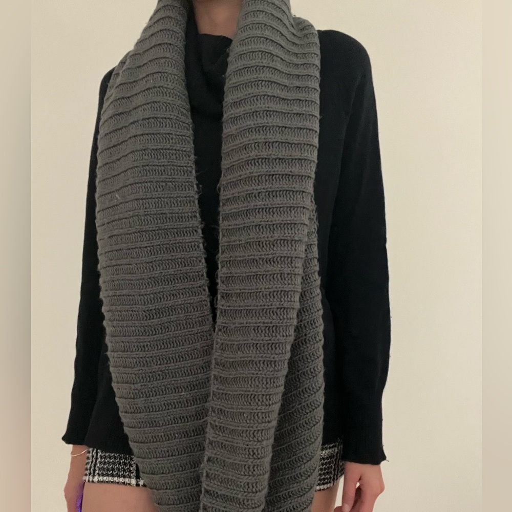 Dark Grey Infinity Scarf